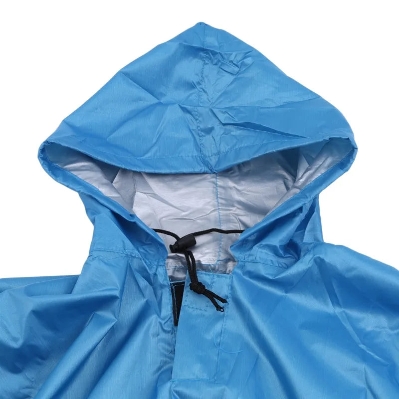 Adult 3 in 1 Waterproof Long Raincoat Rain Coat Jacket Co
