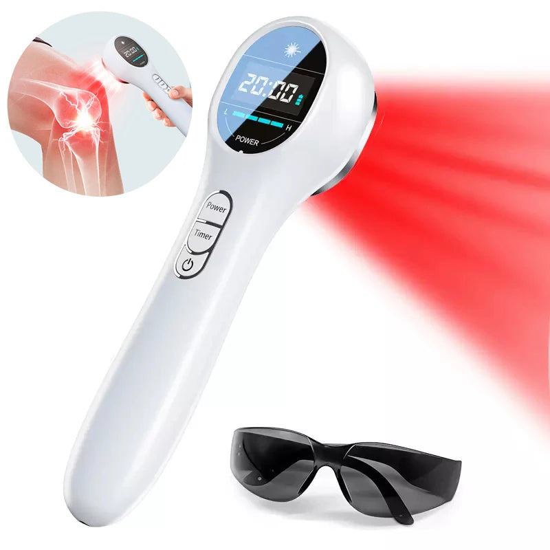 Low Level Infrared Red Light Cold Laser Therapy Device Treats 