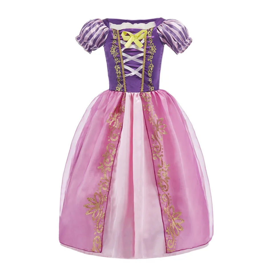 Girls Princess Dress Cinderella Snow White Aurora So Costume 