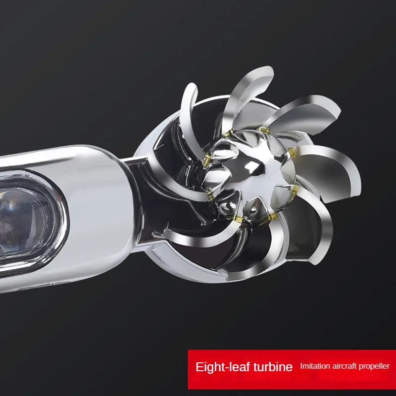 Luces LED de circulación diurna alimentadas por viento para coche, iluminación