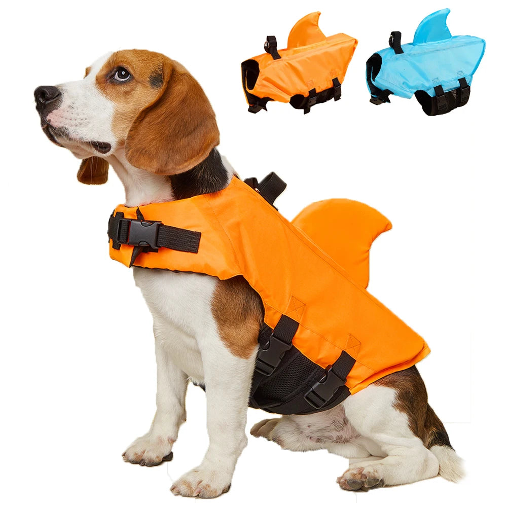 Life Jacket with Handle for Medium and Large Dogs Swimming Clothes c 