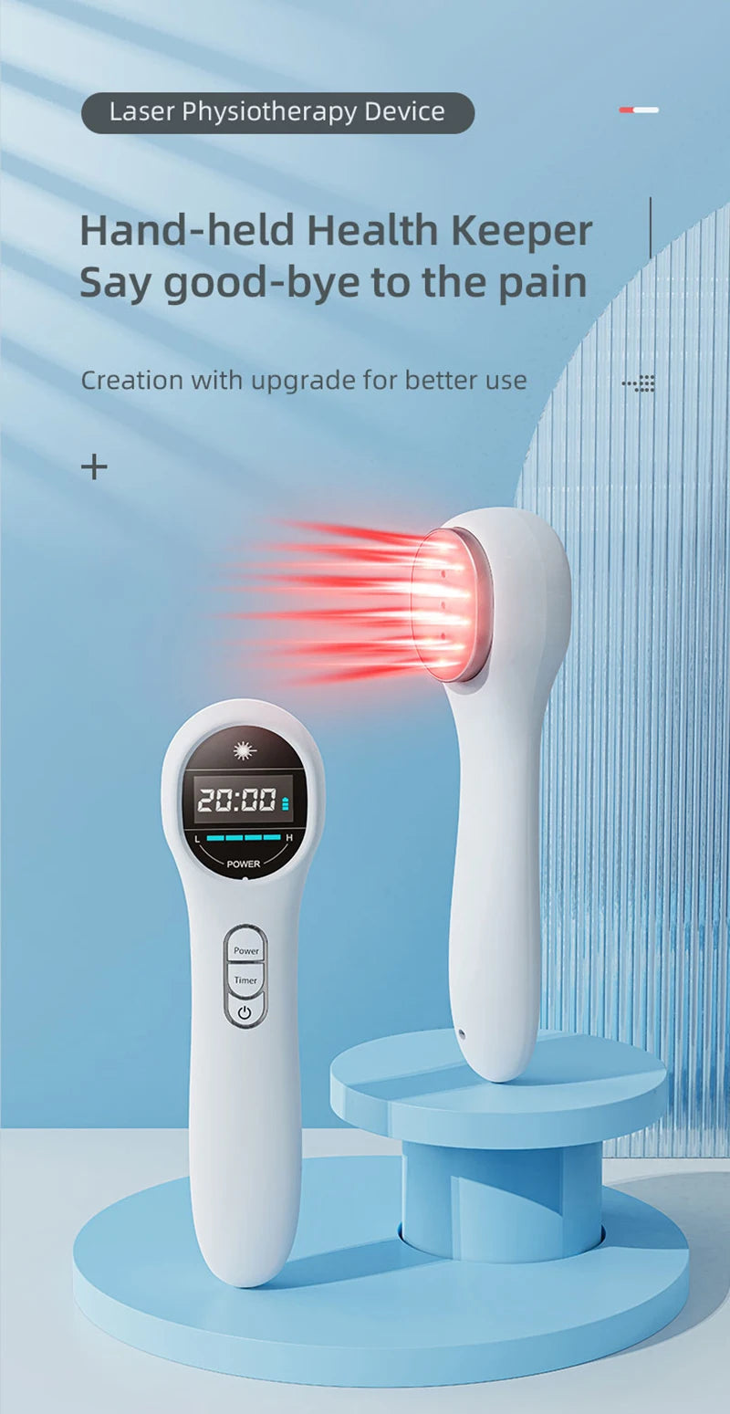 Low Level Infrared Red Light Cold Laser Therapy Device Treats 