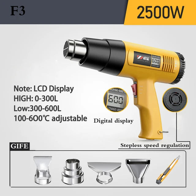 2000W,2200W,2500W,2800W hot air gun Digital temperature display 