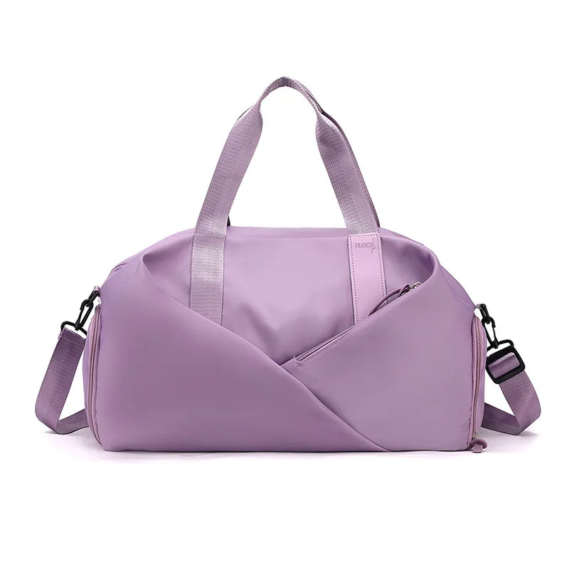 Bolsa de gimnasio deportiva para mujer, bolso de viaje multifunción, impermeable, para natación, Fitness, entrenamiento, Yoga, zapatos