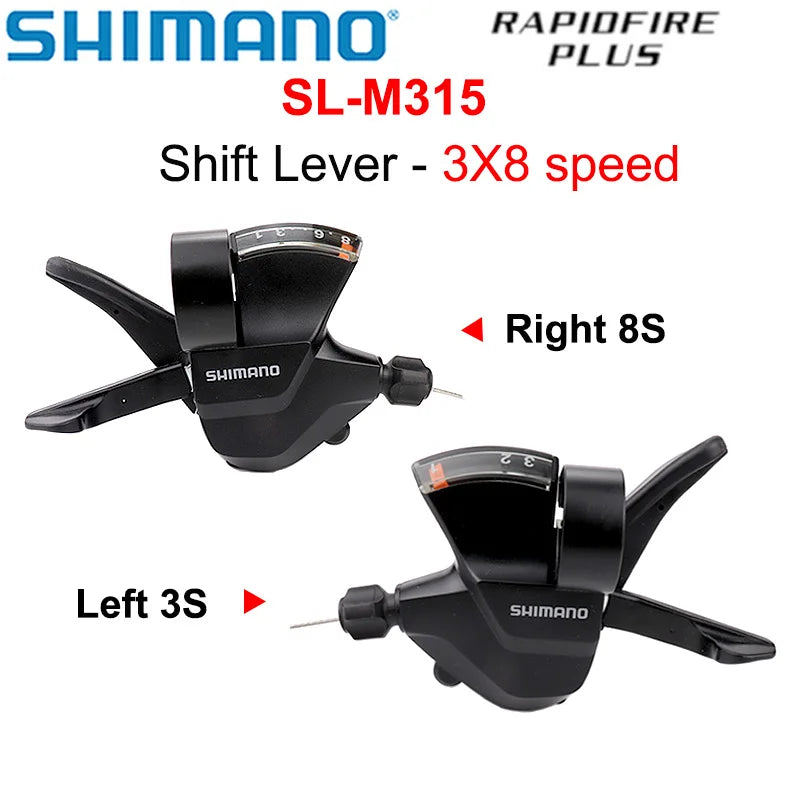 SHIMANO Altus SL-M315 MTB Mountain Bike Shifter Ga Set 