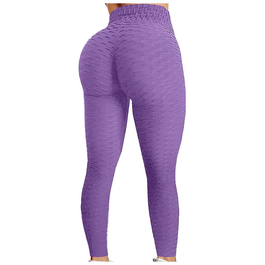 Pantalones de Yoga de cintura alta para mujer, mallas adelgazantes con Control d