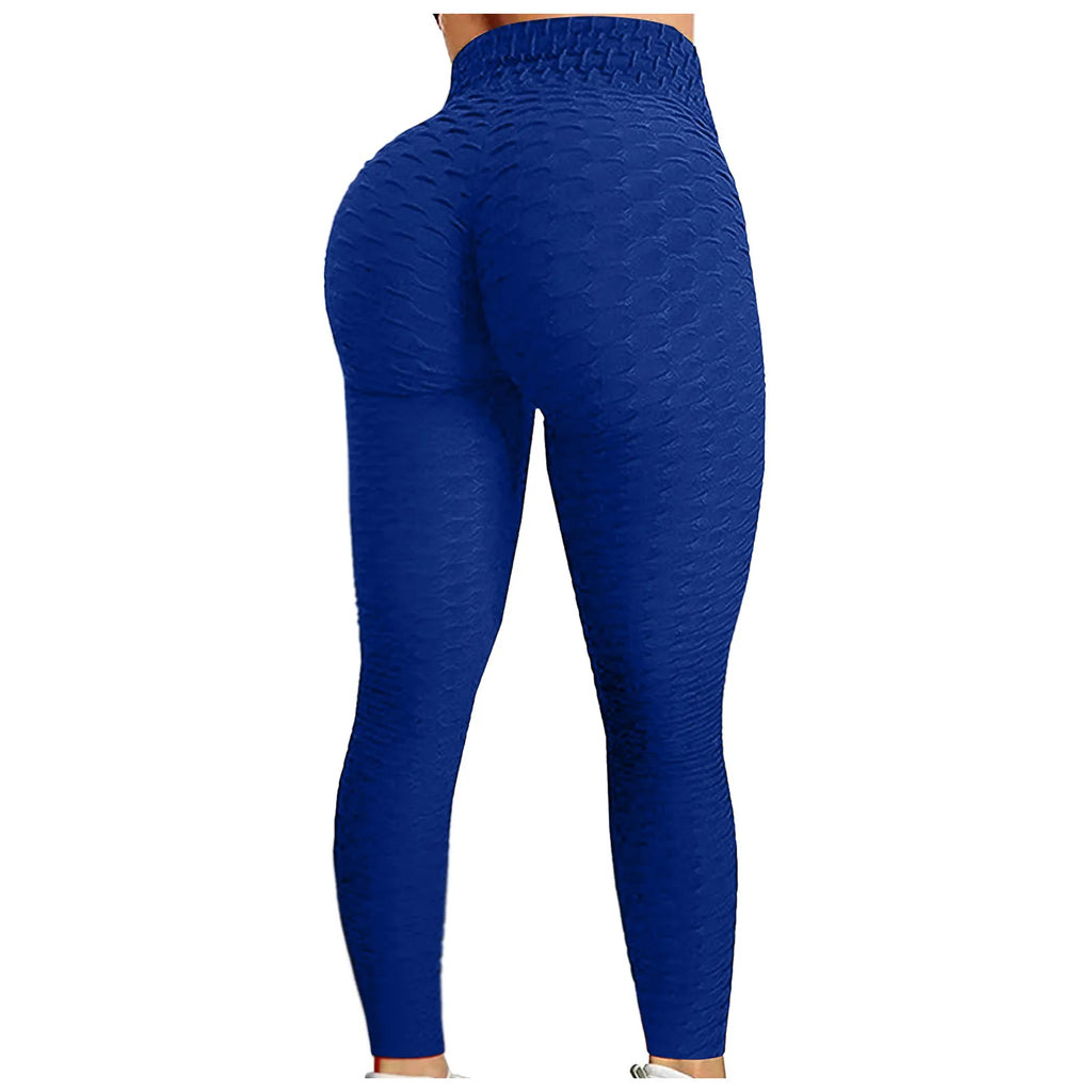 Pantalones de Yoga de cintura alta para mujer, mallas adelgazantes con Control d