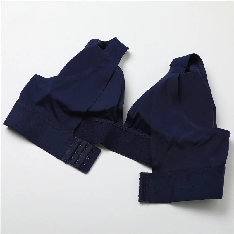 FINETOO Women's Deep V Bras Padded Tops Clothing i 