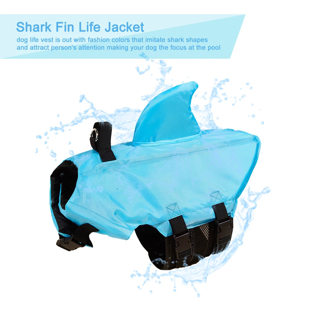 Life Jacket with Handle for Medium and Large Dogs Swimming Clothes c 