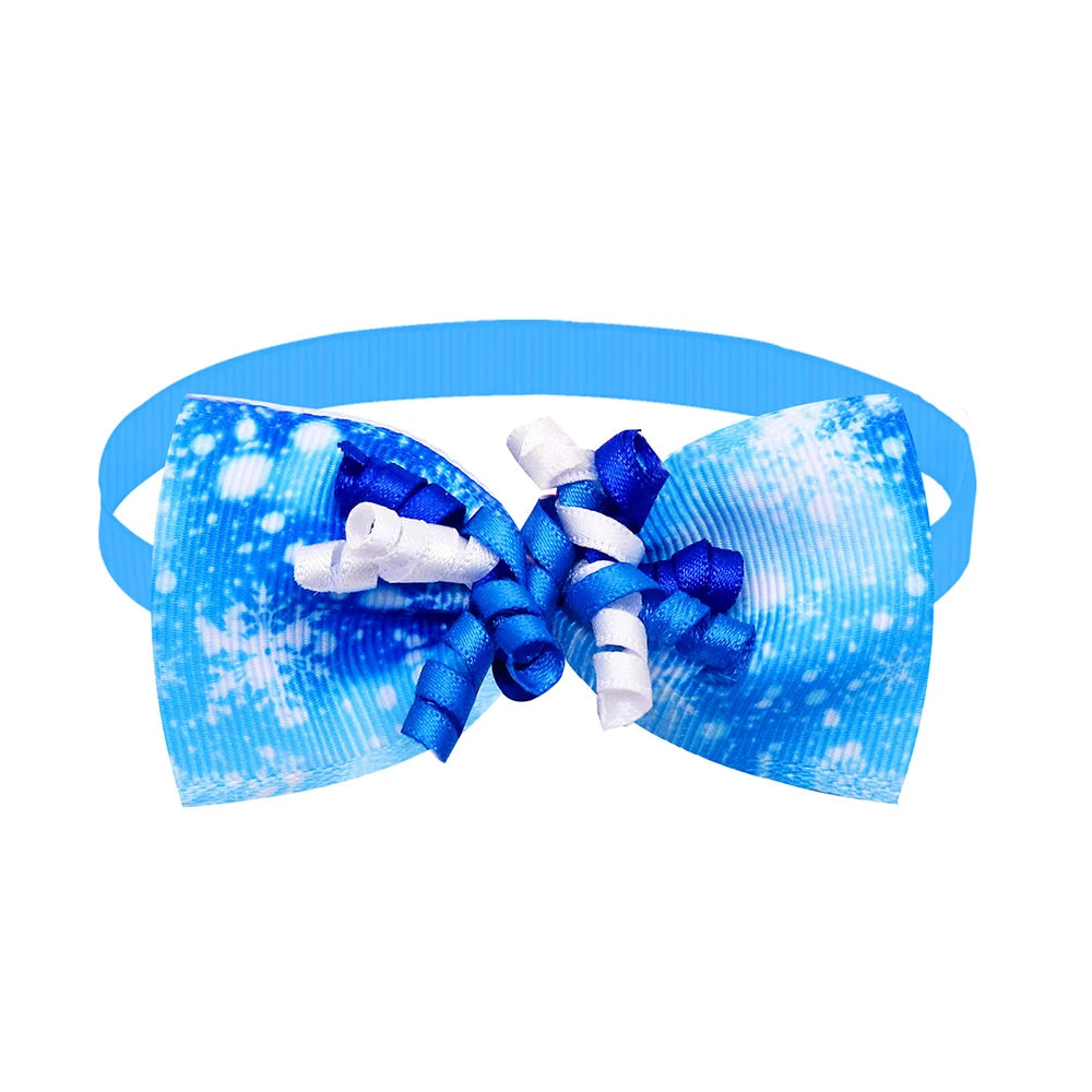 50 Pieces Wholesale Dog Bows with Ribbon for Dog Grooming