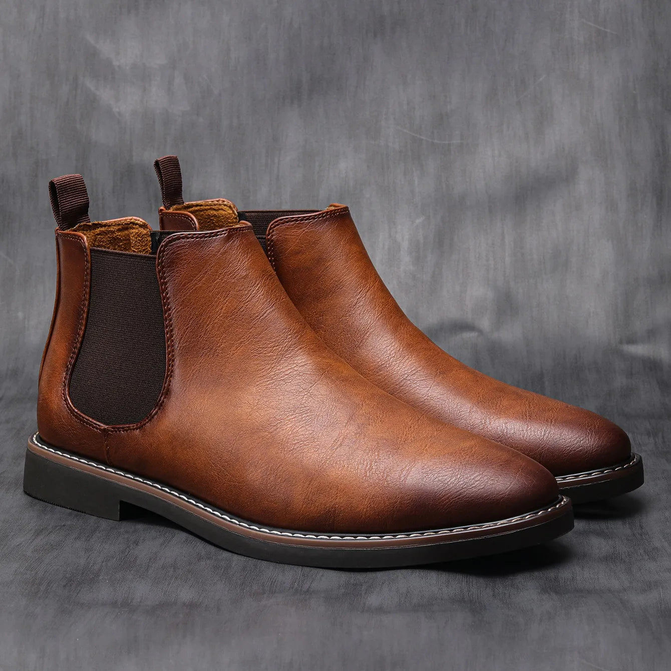 Botas Chelsea de estilo Retro para hombre, botines cómodos a la moda, 40 a 46, n. ° KD5241, 2023