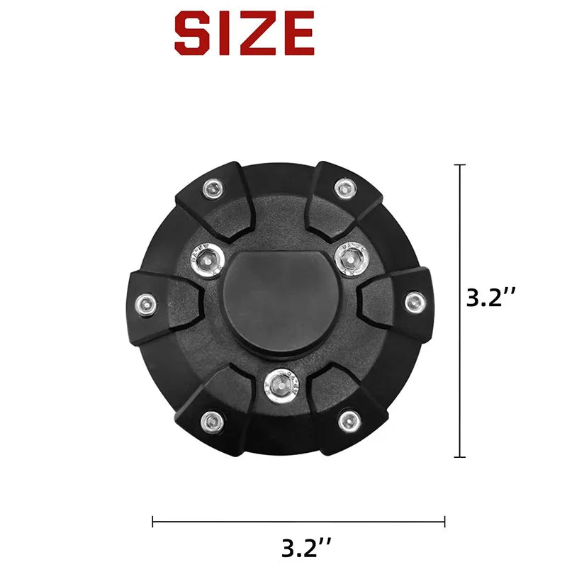 Base de antena para coche, cubierta para Jeep Wrangler, JK, JKU, JL, JT, TJ, Rub