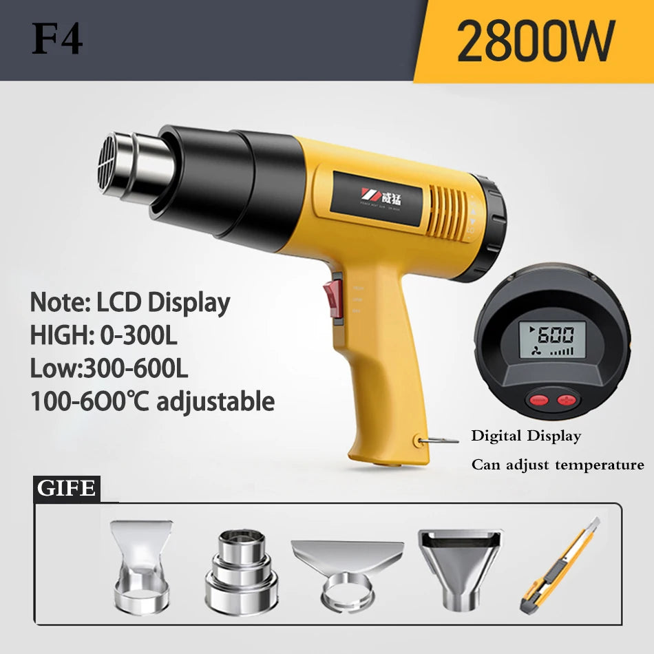 2000W,2200W,2500W,2800W hot air gun Digital temperature display 