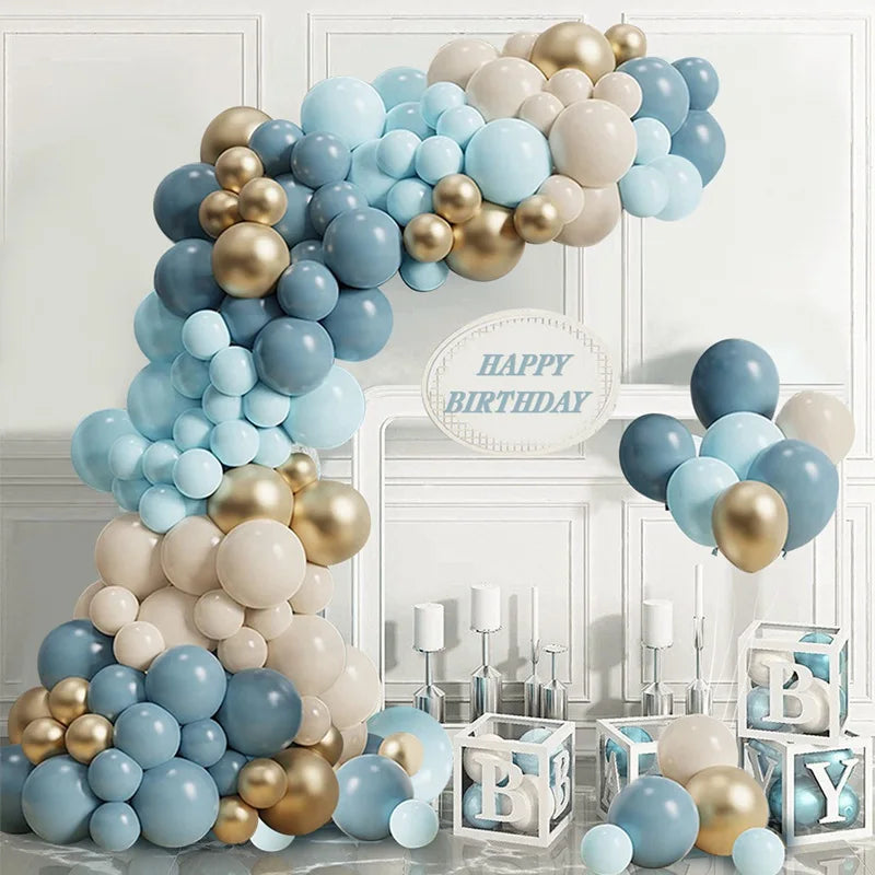 Kit de arco de guirnalda de Globos, decoración de fiesta de cumpleaños, sumini