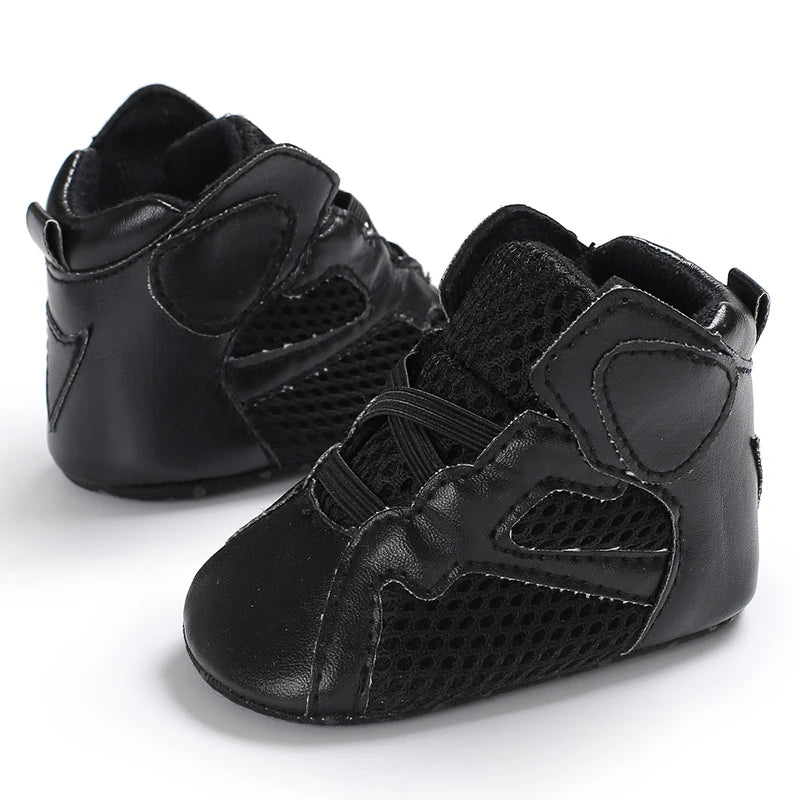 Baby High Top Basketball Sneakers Anti-Slip Casual Sports Shoes 