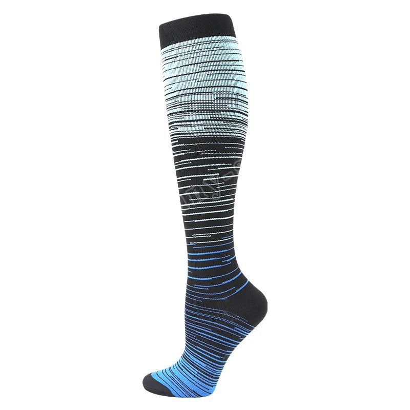 Running Compression Stockings Marathon Hiking Sports Socks 