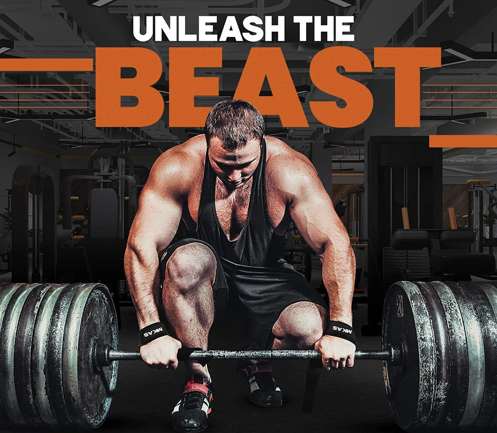 Weight Lifting Wrist Strap Support Bodybuilding Dumbbells ru 