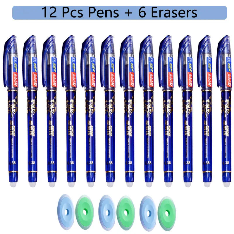 Kawaii Erasable Gel Pen Set for Kids Erasable Pens 