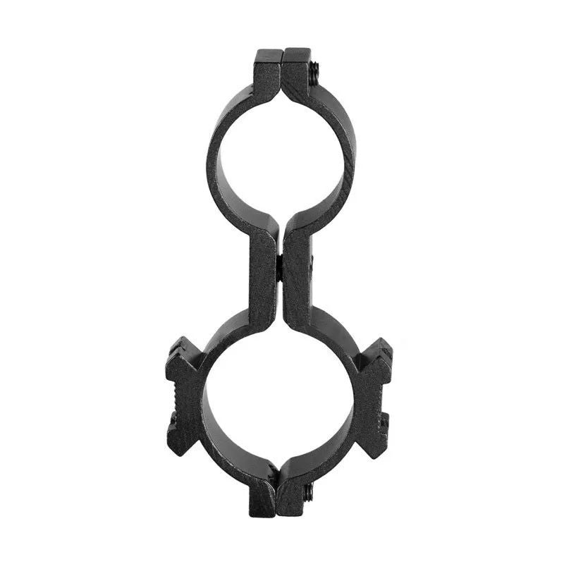 Nuevo tubo de abrazadera para Rifle figura 8 fijación anillos duales montaje con riel Picatinny Glock pistola mira linterna Ar 15 Accesorios