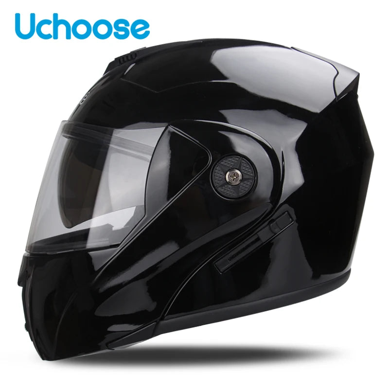 Uchoose Unisex Motorcycle Helmet Double Lens Secci? 