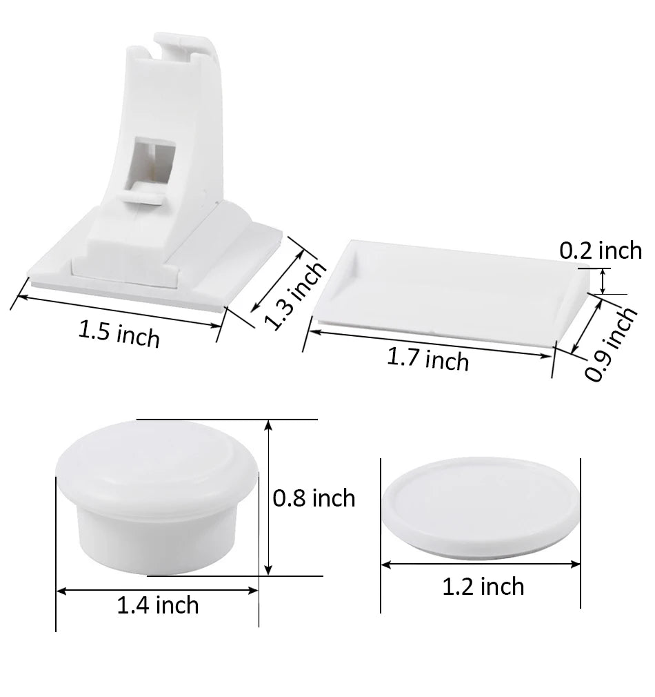 Cerradura magnética para niños, cerrojo de seguridad para bebé, pestillo de cajón, limitador de bloqueo de puerta de gabinete, cerraduras de seguridad para niños