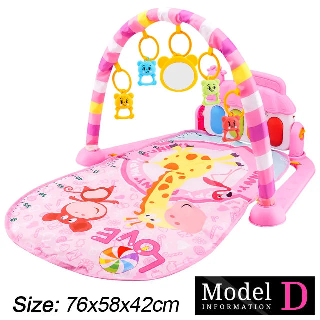 Soporte de Fitness para bebé, juego de música, juguetes de actividades de gimn