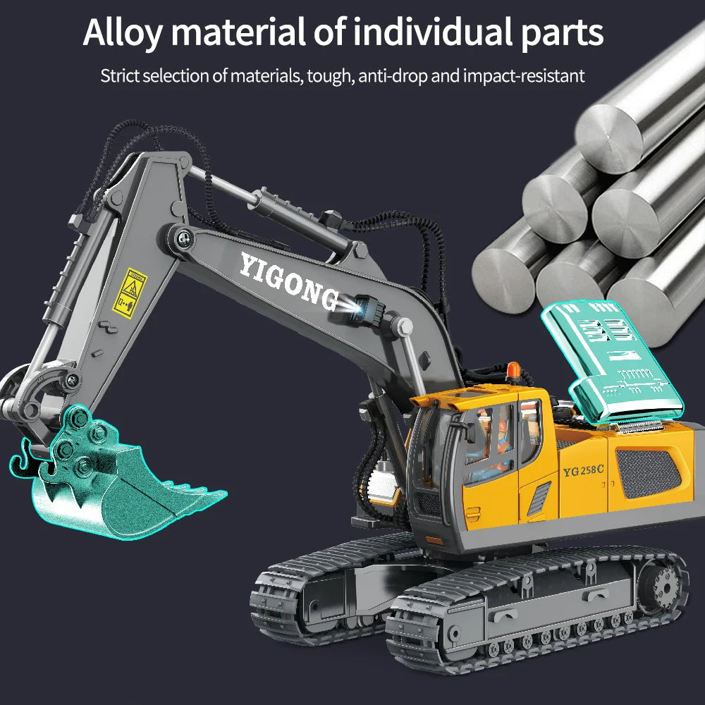 2.4G Remote Control Excavator Engineering Vehicle Truck Truck 