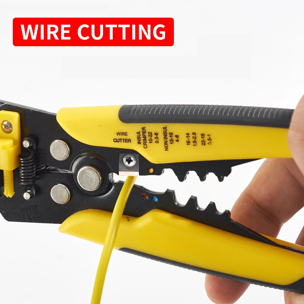 Adjustable Automatic Cable Crimper Multifunctional Wire Stripper Pliers 