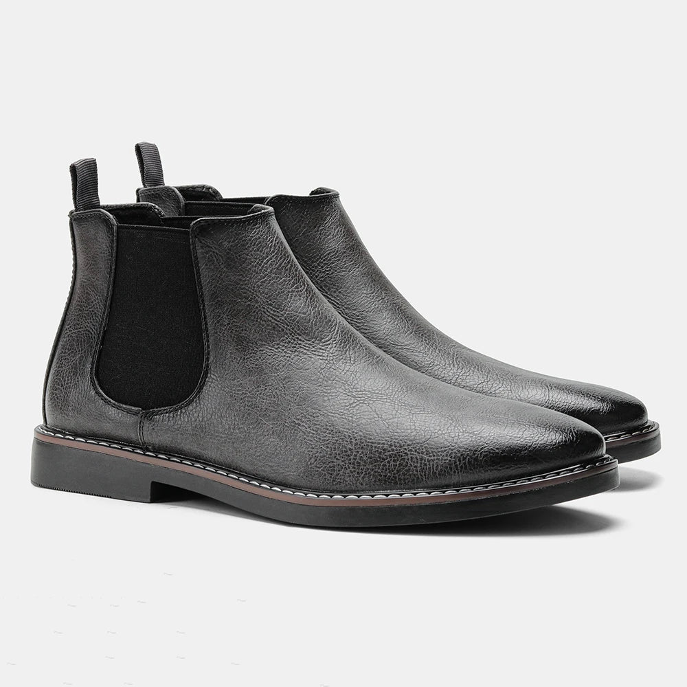 Botas Chelsea de estilo Retro para hombre, botines cómodos a la moda, 40 a 46, n. ° KD5241, 2023