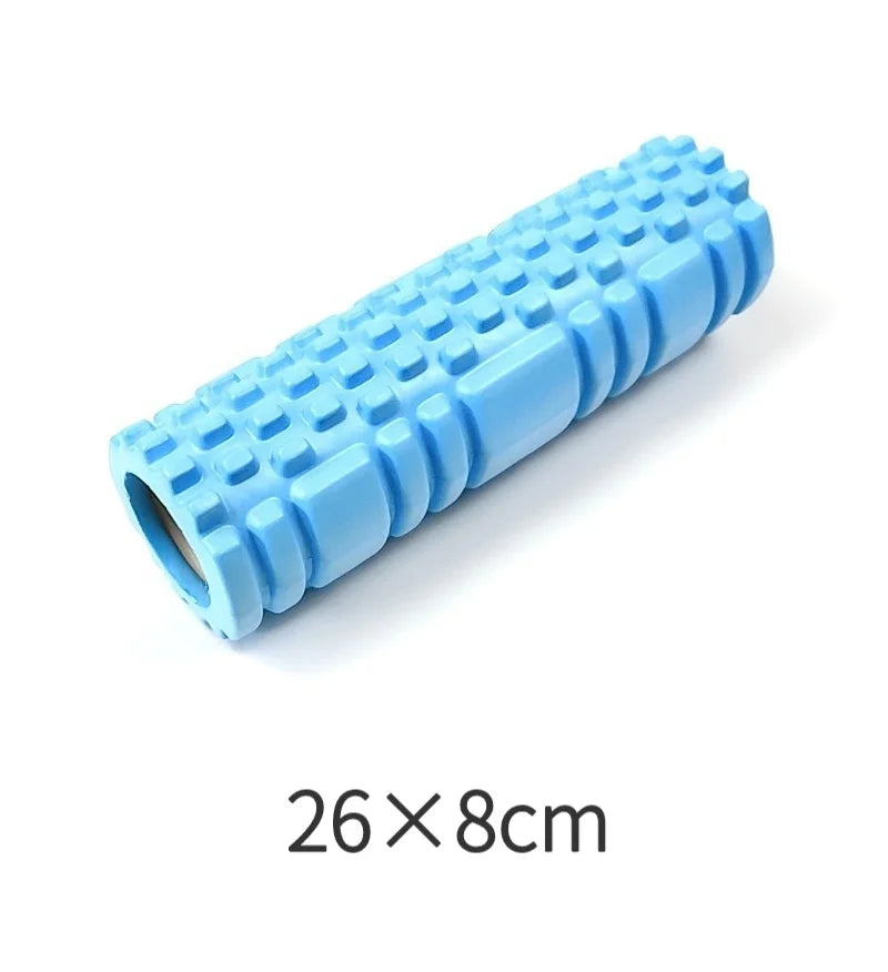 Rodillo de masaje de espuma, columna de Yoga hueca, equipo de Fitness para masaj