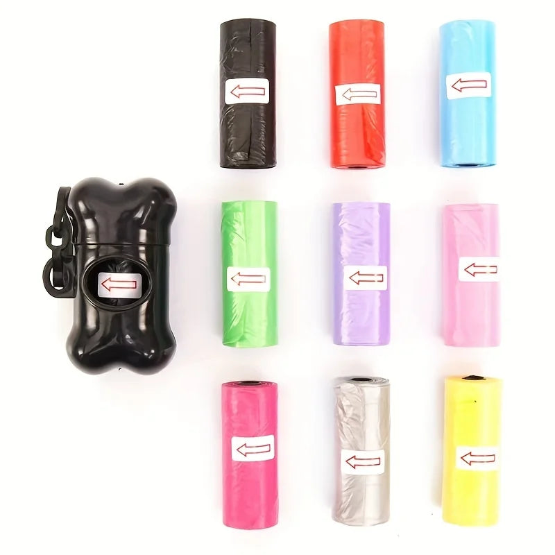 Cartoon Print Dog Poop Bags Pet Waste Bags 