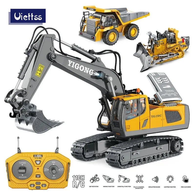 2.4G Remote Control Excavator Engineering Vehicle Truck Truck 