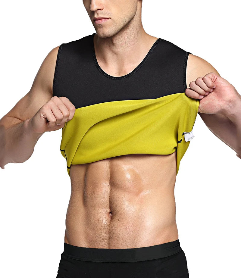 Men's Slimming Body Shaper Vest Waist Reducer Belt 