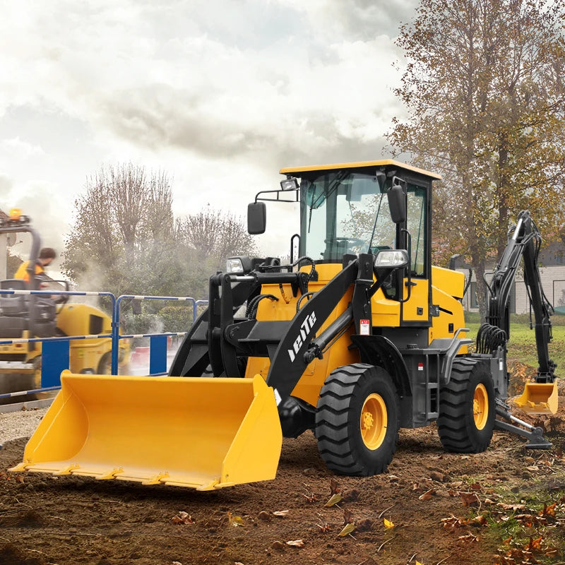 Mini Excavator Backhoe All in One Compact Tractor with Loader and Ret 