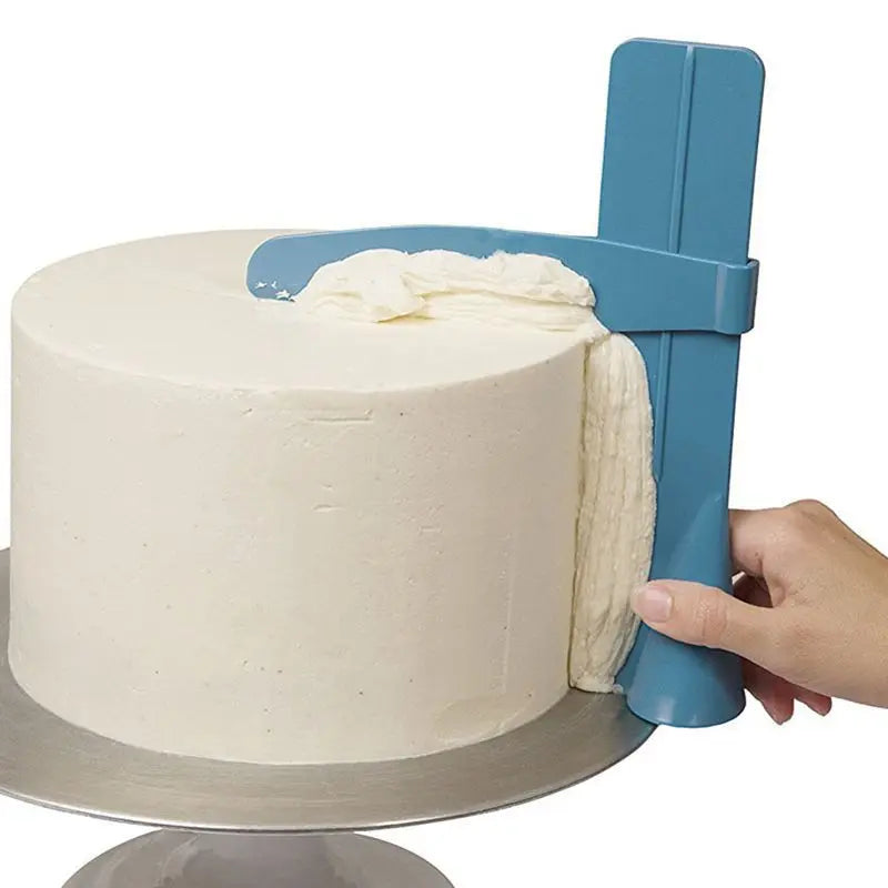 Adjustable Height Cake Flattener, Butter Turning Scraper 