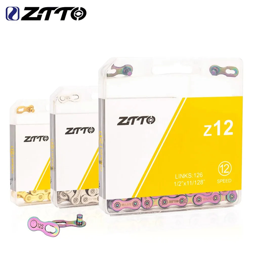 ZTTO-Cadena de bicicleta de 10, 11 y 12 velocidades, 10s, 11s, 12 s SLR, totalme