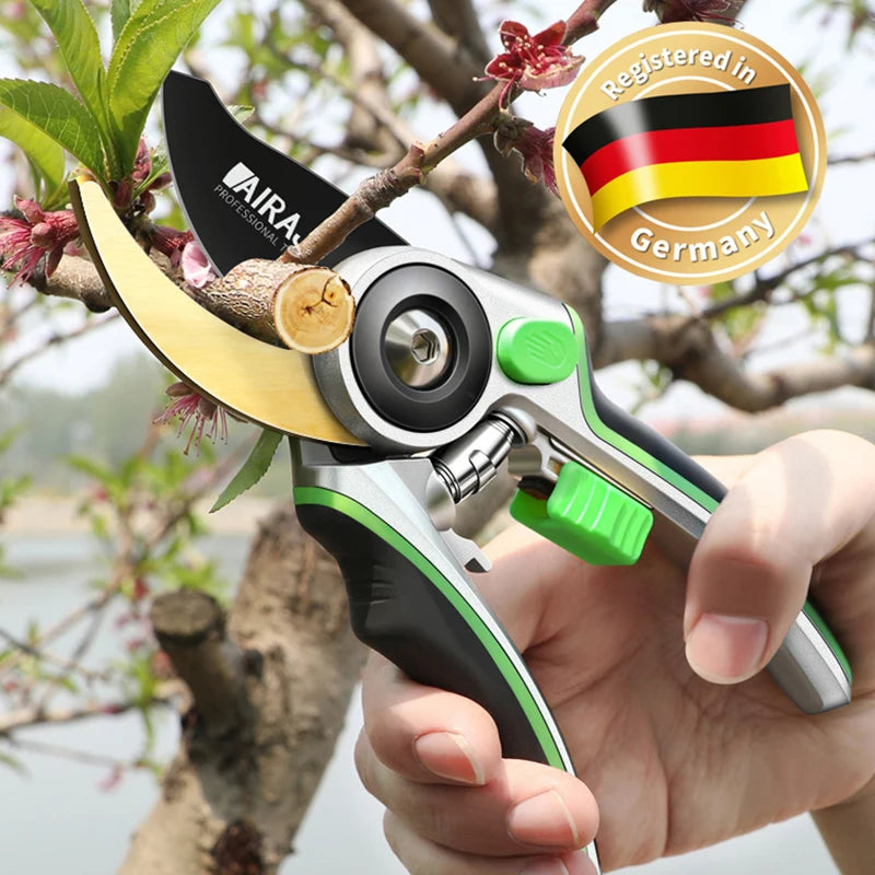 AIRAJ Gardening Pruning Shears Hand-Saving Garden Tools 