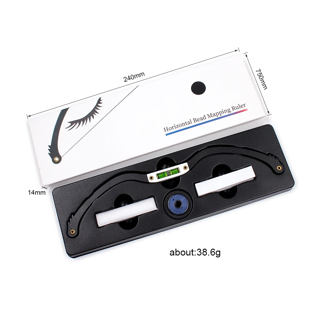 Metal Rope Mark Ruler for Semi-permanent Eyebrow Positioning,