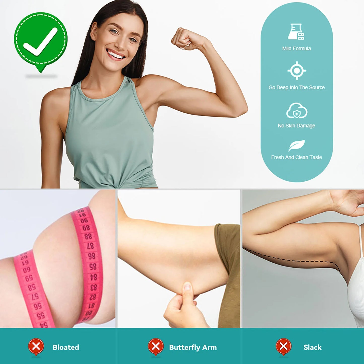 Thin Arm Slimming Patch Body Detox Patches for Thin Arm 