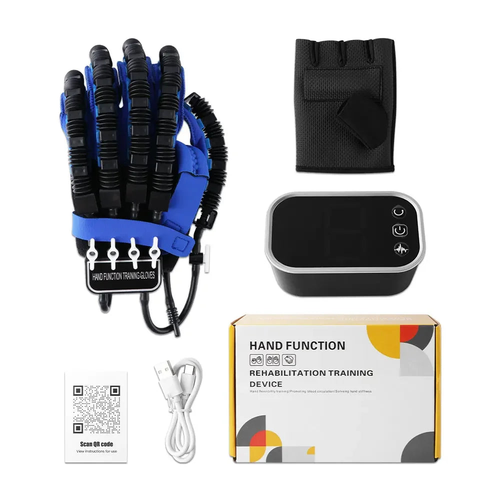 Left and Right Hand Finger Rehabilitation Exerciser Gloves 