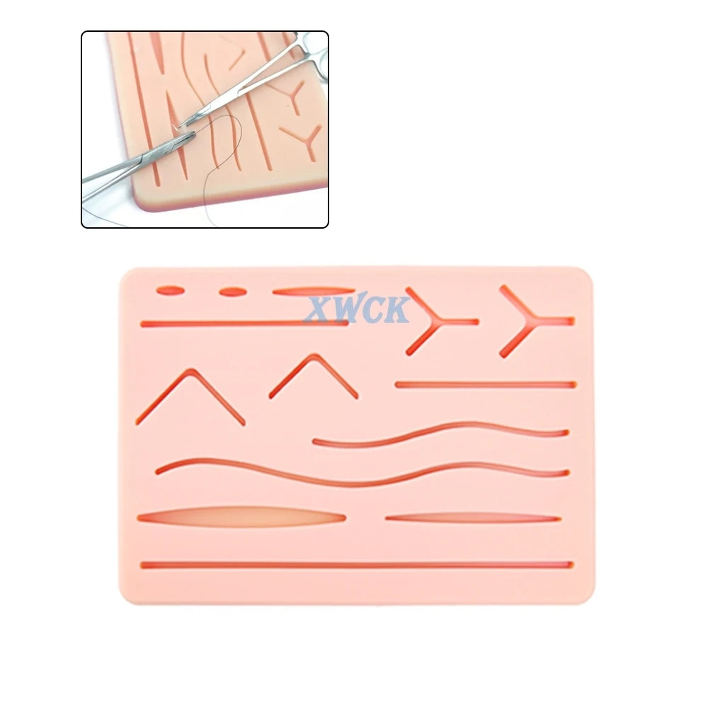 Silicone Skin Suture Pads Kit Practice Model of s 