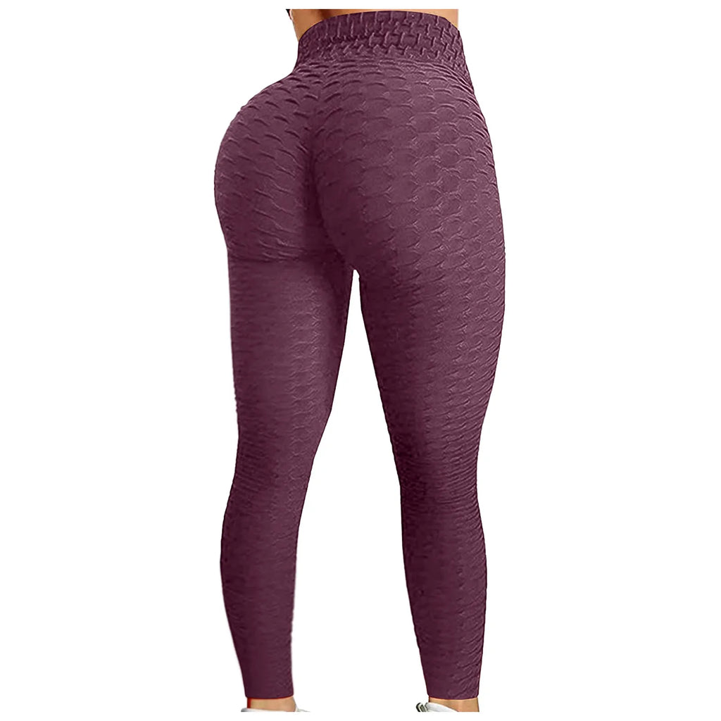 Pantalones de Yoga de cintura alta para mujer, mallas adelgazantes con Control d