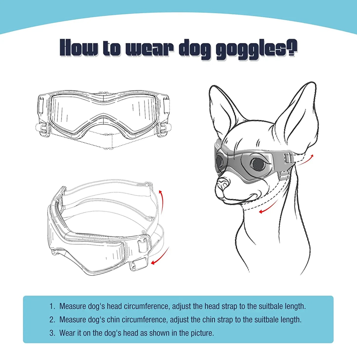 Pet UV Protection Sunglasses Outdoor Dog Accessories 