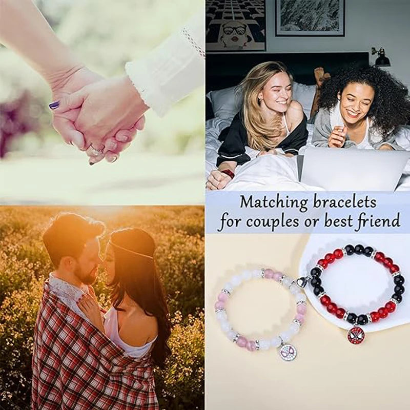 Spider friendship bracelets for couples, best friends, jewelry gifts? 