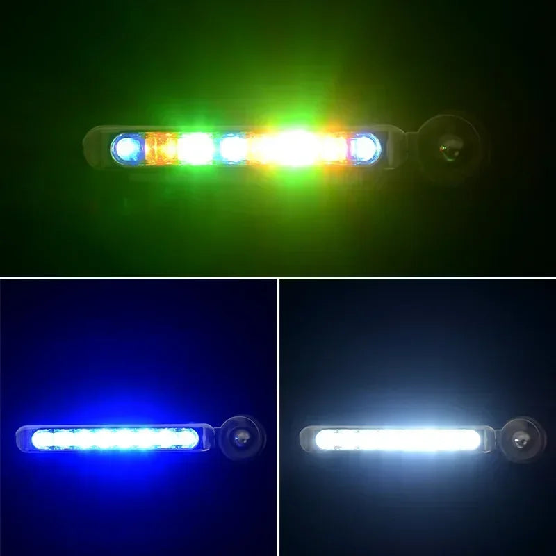 Luces LED de circulación diurna alimentadas por viento para coche, iluminación