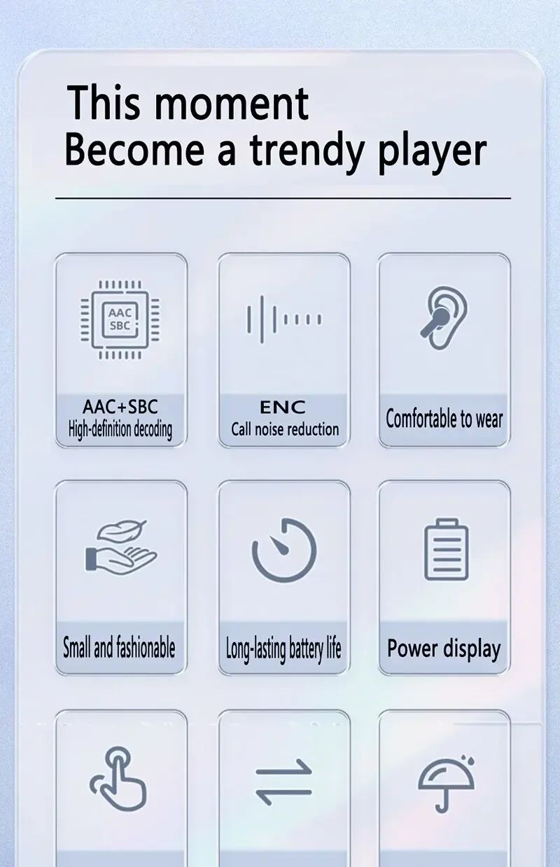 Auriculares inalámbricos T2 originales