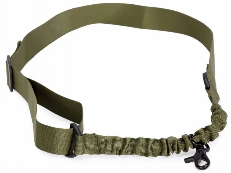 Correa de hombro para pistola de un solo punto, cinturón ajustable, accesorios de caza al aire libre, cuerda elástica para Rifle