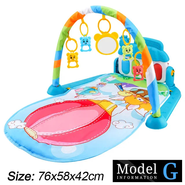 Soporte de Fitness para bebé, juego de música, juguetes de actividades de gimn