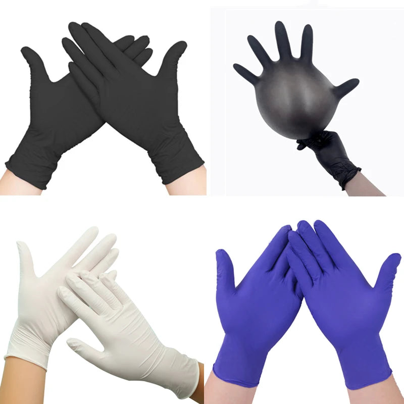 Disposable Nitrile Work Gloves Latex Washing Gloves 