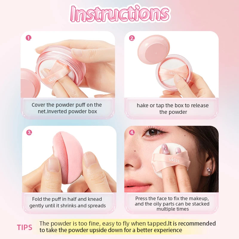 Jelly Loose Powder Oil Control, waterproof makeup, oil control, light